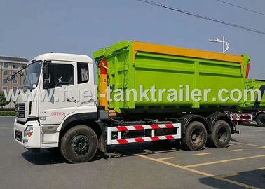 Hook Arm Roll Back Garbage Compactor Truck For 15-20 CBM Garbage Container