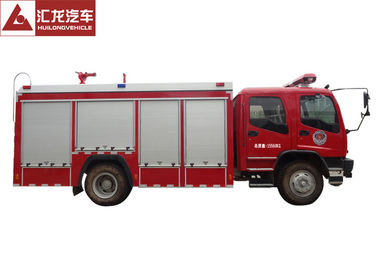 6T Fire Fighting Vehicle  Double Row , Foam Fire Service Truck Innovative Technology