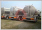 Elliptical Vessel Shape Fuel Tanker Semi Trailer 7500kgs Tare Weight High Safety