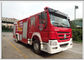 8T Fire Fighting Vehicle Euro IV High Visibility Customized Design Acceptable