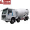 Heavy Duty HOWO 8*4 12 CBM Mini Concrete Mixer Truck Diesel High Operating Efficiency
